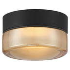 Access Lighting 29497LEDD-MBL/AMB Matte Black Led Flush Mount Image 1