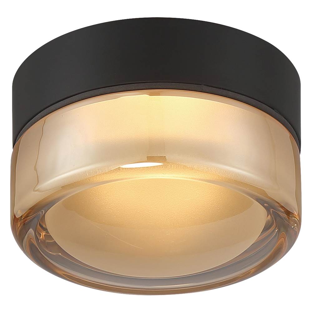 Access Lighting 29497LEDD-MBL/AMB Matte Black Led Flush Mount Image 5