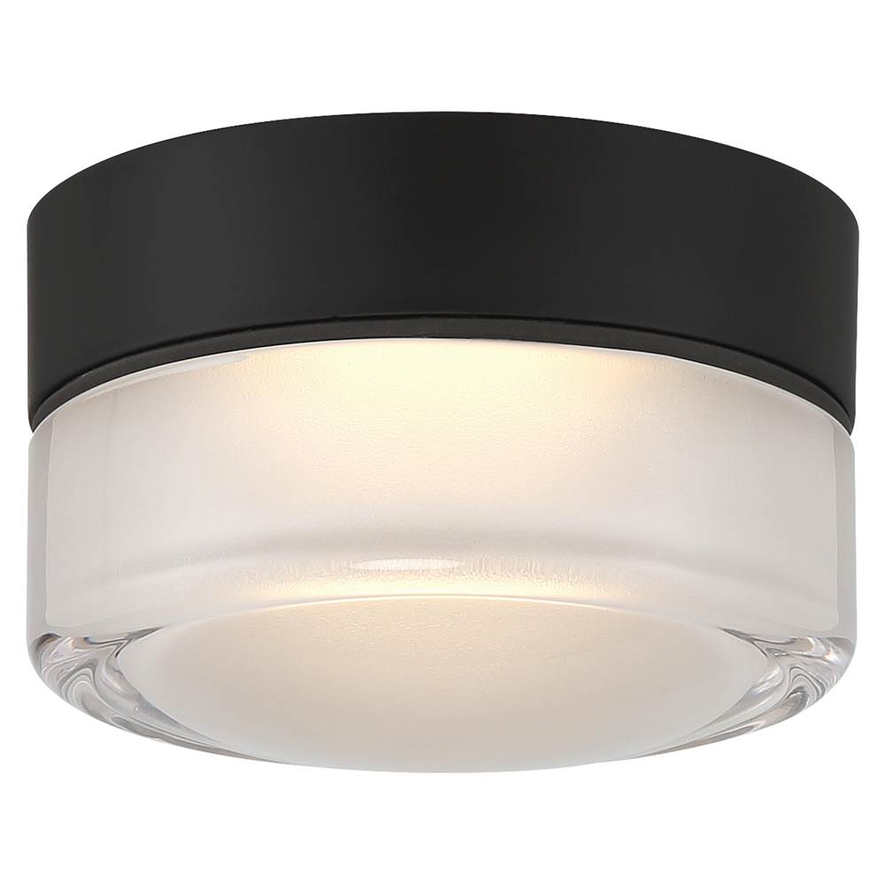 Access Lighting 29497LEDD-MBL/CFR Matte Black Led Flush Mount Image 1