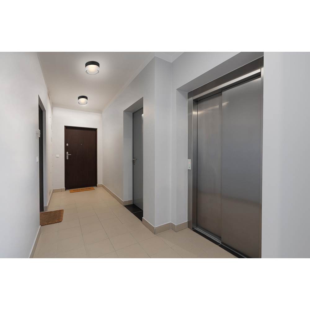 Access Lighting 29497LEDD-MBL/CFR Matte Black Led Flush Mount Image 2