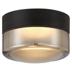 Access Lighting 29497LEDD-MBL/SMK Matte Black Led Flush Mount Image 1