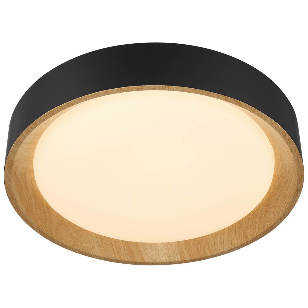 Access Lighting 49911LEDDCS-MBL/ACR Matte Black 3cct Led Flush Mount Image 4