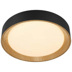 Access Lighting 49911LEDDCS-MBL/ACR Matte Black 3cct Led Flush Mount Image 4