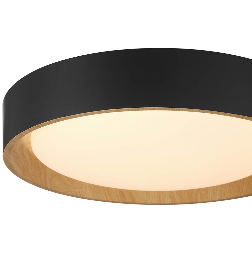 Access Lighting 49911LEDDCS-MBL/ACR Matte Black 3cct Led Flush Mount Image 2