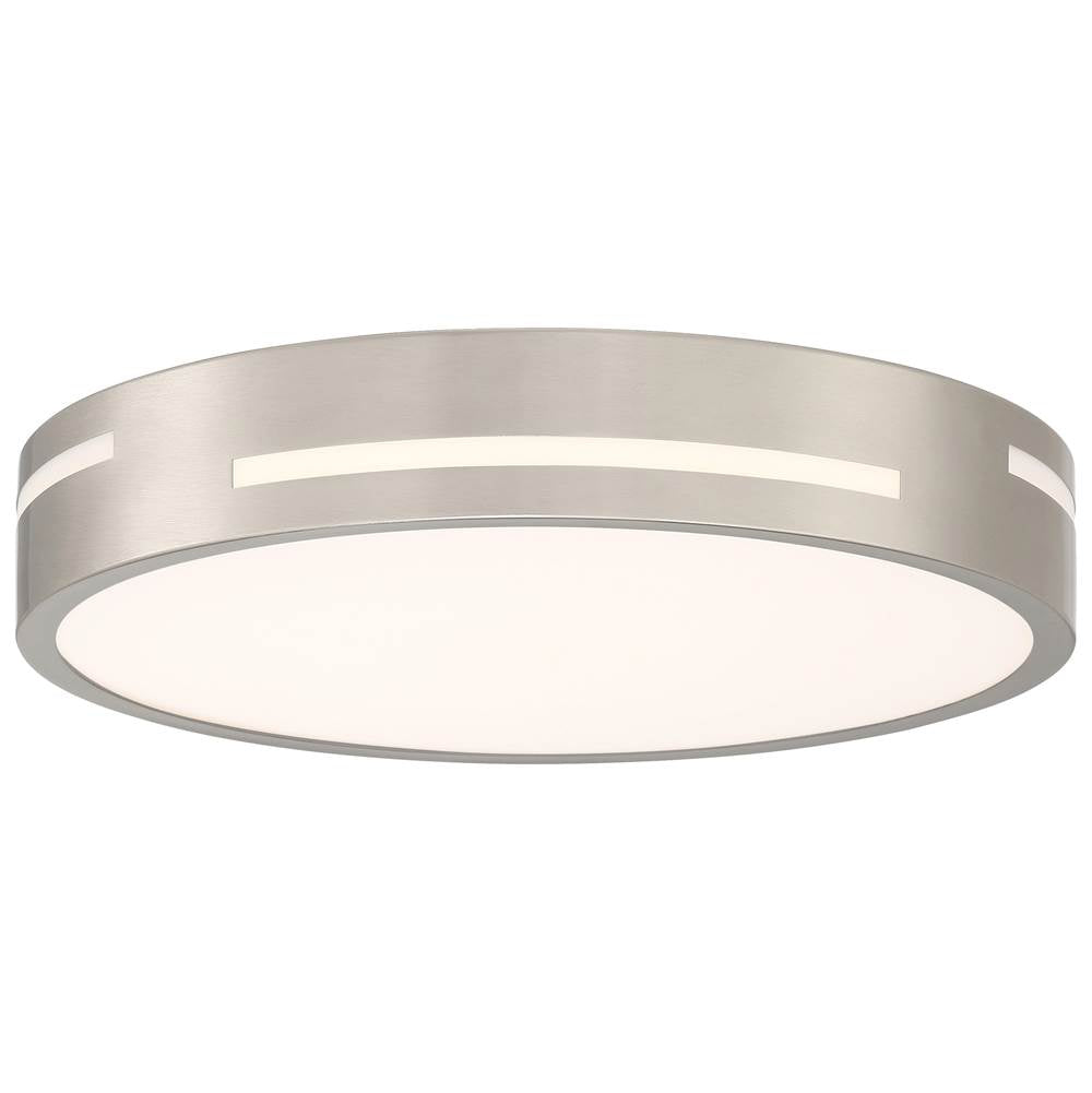 Access Lighting 49945LEDD-BS/ACR Brushed Steel Harmony Led Flush Mount Image 1
