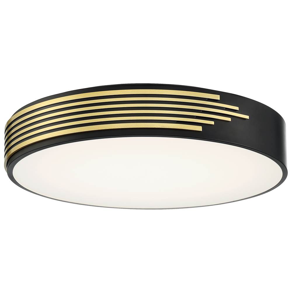 Access Lighting 49951LEDD-BL/ACR Black Led Flush Mount Image 1