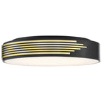 Access Lighting 49951LEDD-BL/ACR Black Led Flush Mount Image 4