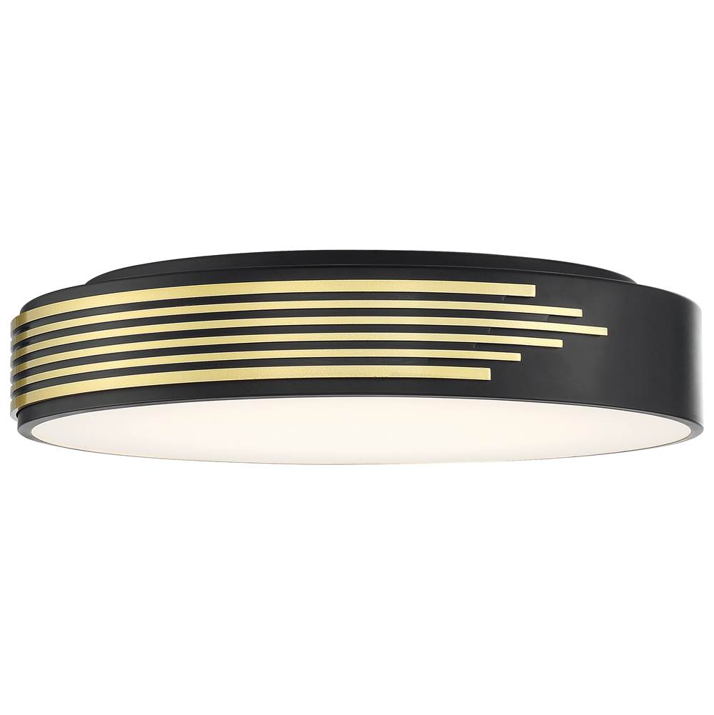 Access Lighting 49951LEDD-BL/ACR Black Led Flush Mount Image 4