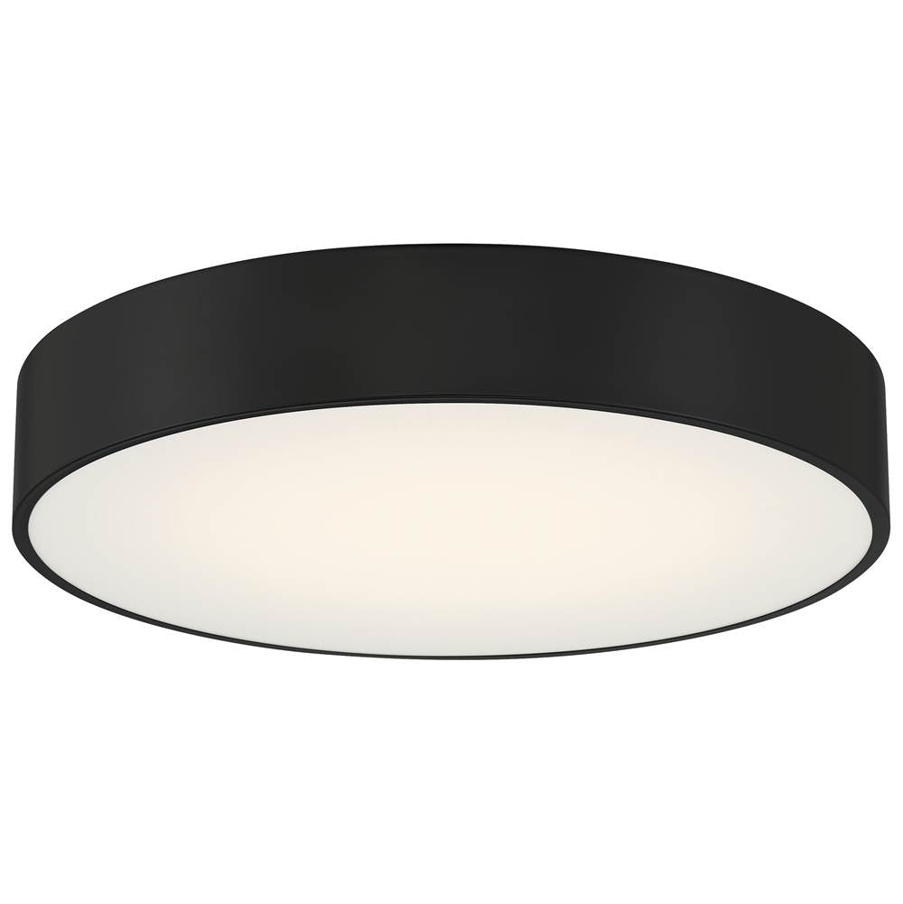 Access Lighting 49960LEDDLP-BL/ACR Black Led Flush Mount Image 1