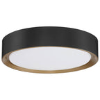 Access Lighting 49970LEDDCS-MBL/ACR Matte Black 3cct Led Flush Mount Image 2