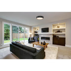 Access Lighting 49970LEDDCS-MBL/ACR Matte Black 3cct Led Flush Mount Image 4