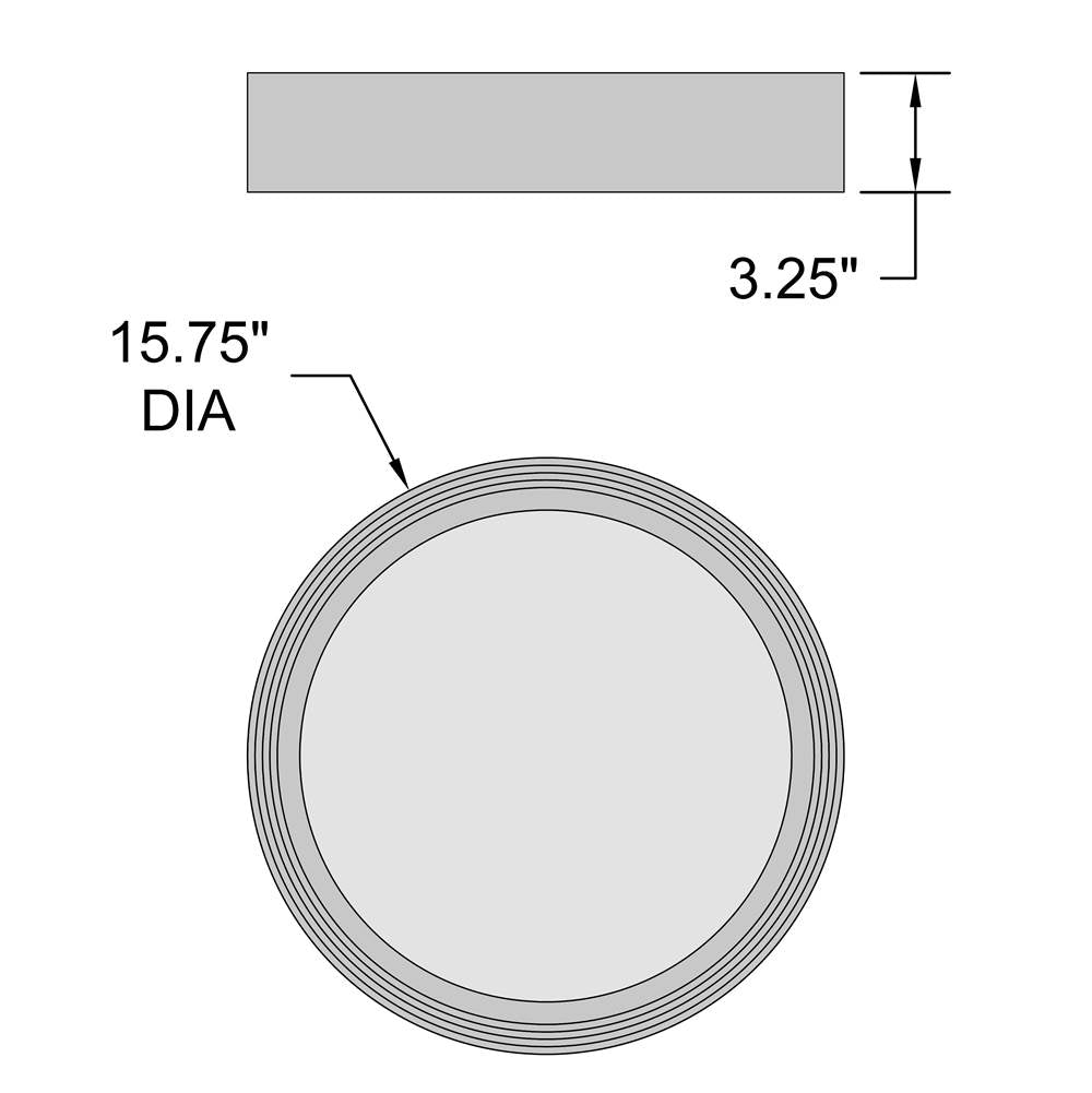 Access Lighting 49970LEDDCS-MWH/ACR Matte White 3cct Led Flush Mount Image 3