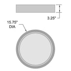 Access Lighting 49970LEDDCS-MWH/ACR Matte White 3cct Led Flush Mount Image 3