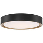 Access Lighting 49971LEDDCS-MBL/ACR Matte Black 3cct Led Flush Mount Image 1