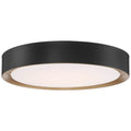 Access Lighting 49971LEDDLP-MBL/ACR Matte Black Led Flush Mount Image 1