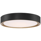 Access Lighting 49971LEDDLP-MBL/ACR Matte Black Led Flush Mount Image 1