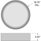 Access Lighting 49971LEDDCS-MWH/ACR Matte White 3cct Led Flush Mount Image 3