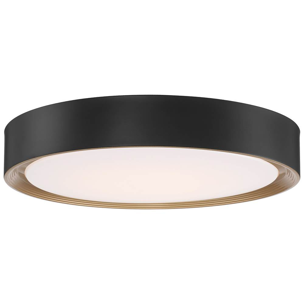 Access Lighting 49972LEDD-MBL/ACR Matte Black Led Flush Mount Image 1