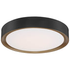 Access Lighting 49972LEDD-MBL/ACR Matte Black Led Flush Mount Image 3
