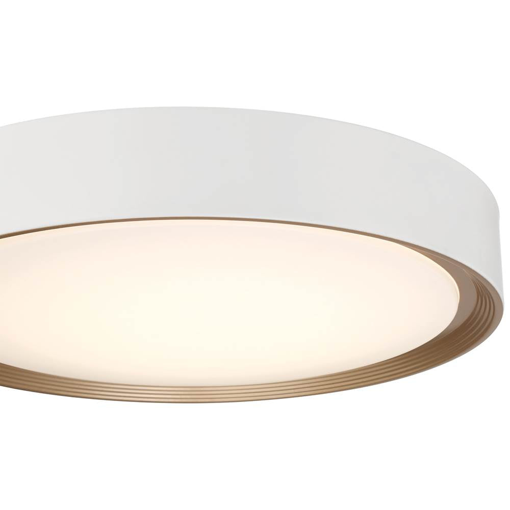 Access Lighting 49972LEDDCS-MWH/ACR Matte White 3cctled Flush Mount Image 6