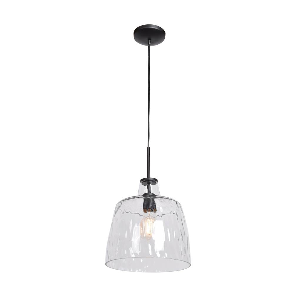 Access Lighting 50938-BL/CLR Black Pendant Image 1