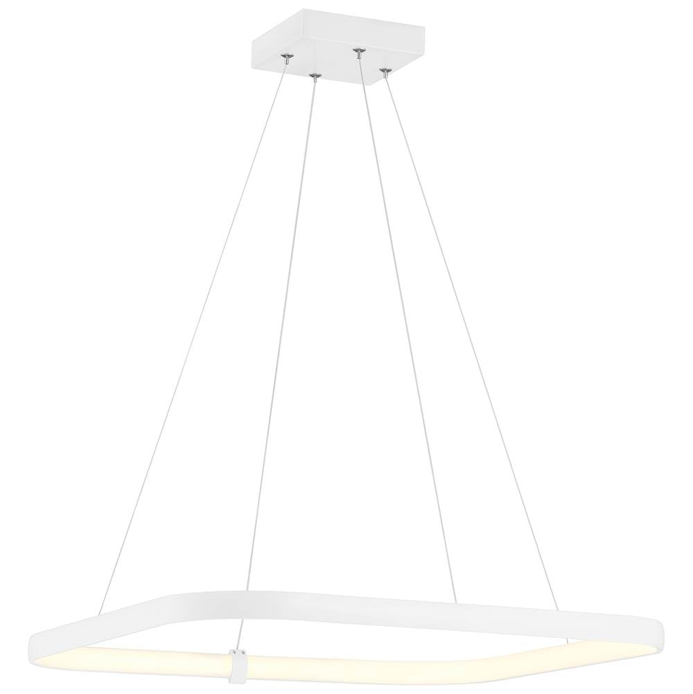 Access Lighting 50946LEDD-MWH/ACR Matte White Dual Voltage Led Pendant Image 1