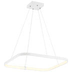Access Lighting 50946LEDD-MWH/ACR Matte White Dual Voltage Led Pendant Image 3
