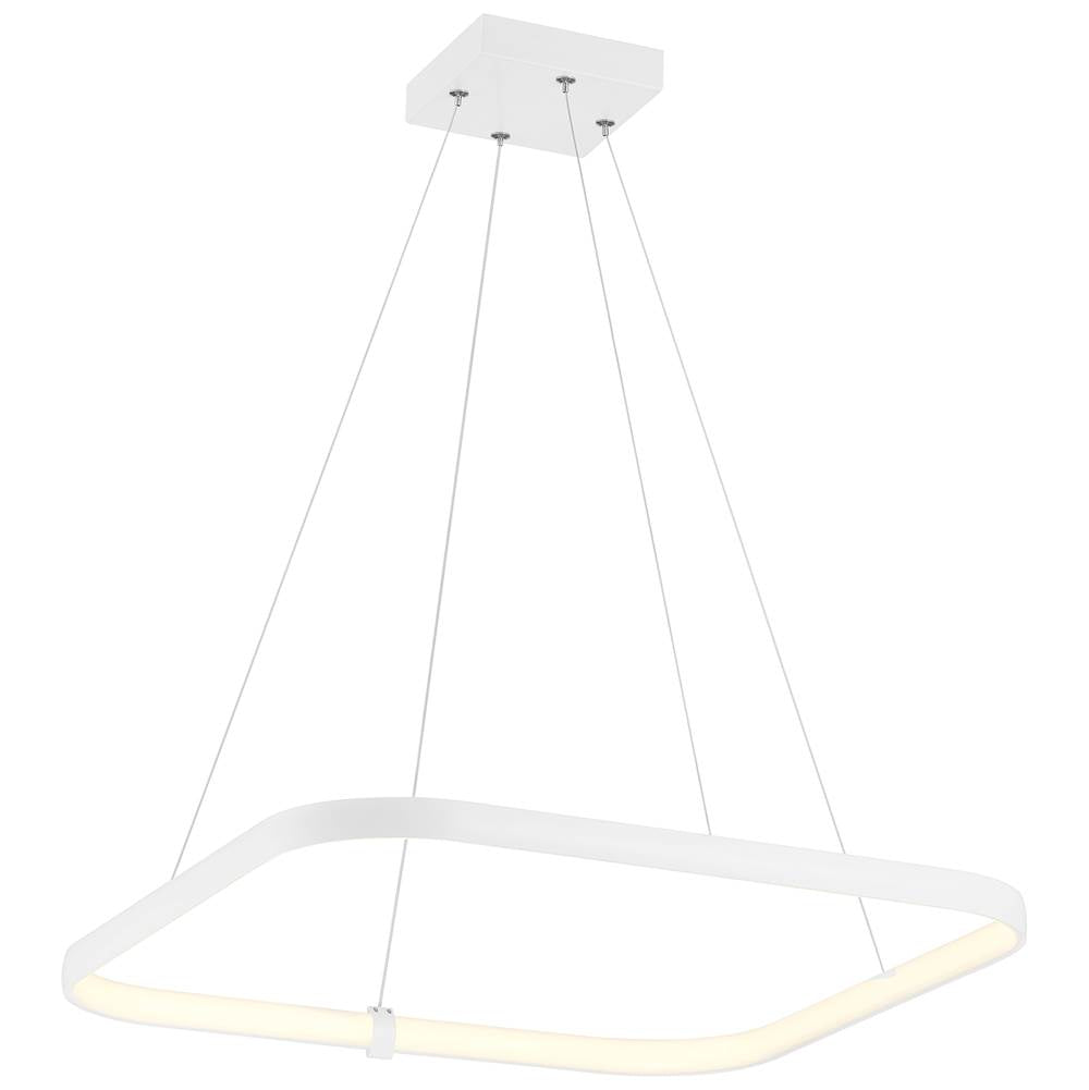 Access Lighting 50946LEDD-MWH/ACR Matte White Dual Voltage Led Pendant Image 3