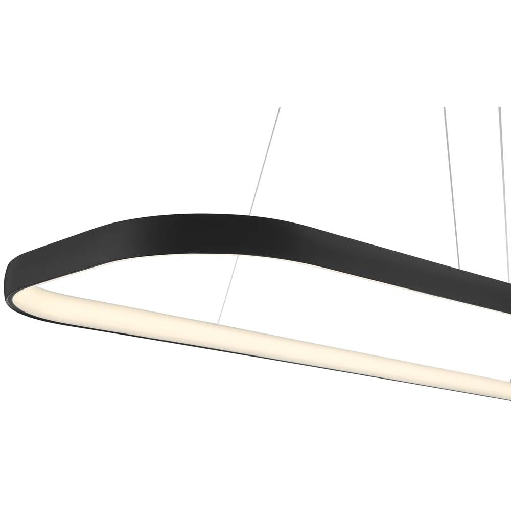 Access Lighting 50948LEDD-MBL/ACR Matte Black Dual Voltage Led Pendant Image 2