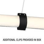 Access Lighting 50948LEDD-MBL/ACR Matte Black Dual Voltage Led Pendant Image 4
