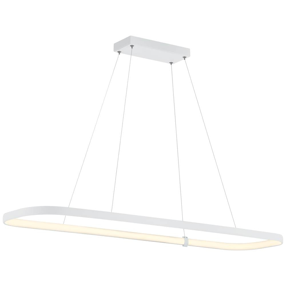 Access Lighting 50948LEDD-MWH/ACR Matte White Dual Voltage Led Pendant Image 1