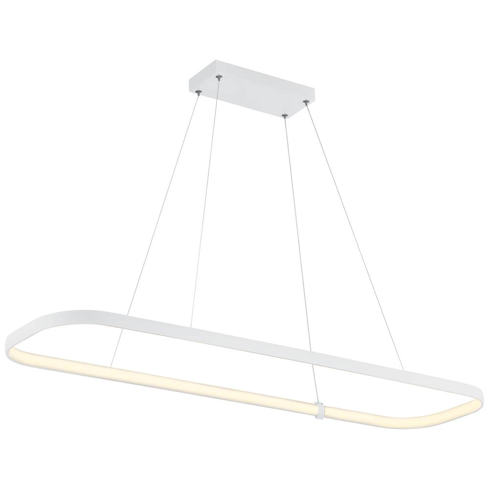 Access Lighting 50948LEDD-MWH/ACR Matte White Dual Voltage Led Pendant Image 3