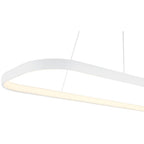 Access Lighting 50948LEDD-MWH/ACR Matte White Dual Voltage Led Pendant Image 2