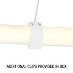 Access Lighting 50948LEDD-MWH/ACR Matte White Dual Voltage Led Pendant Image 4