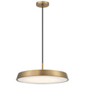 Access Lighting 50977LEDDCS-BG/WHT Brushed Gold 3cct Led Pendant Image 1
