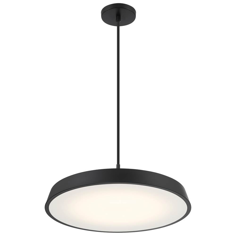 Access Lighting 50977LEDDCS-MBL/WHT Matte Black 3cct Led Pendant Image 5