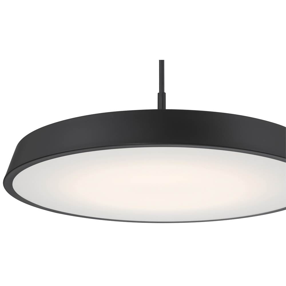Access Lighting 50977LEDDCS-MBL/WHT Matte Black 3cct Led Pendant Image 6