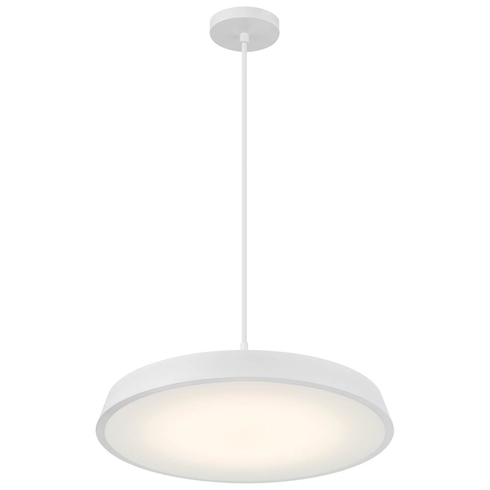 Access Lighting 50977LEDDCS-MWH/WHT Matte White 3cct Led Pendant Image 6