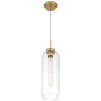 Access Lighting 52006-ABB/CLR Antique Brushed Brass 1 Light Pendant Image 6