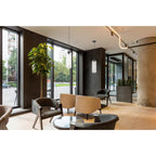 Access Lighting 52006-MBL/CLR Matte Black 1 Light Pendant Image 2