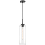 Access Lighting 52006-MBL/CLR Matte Black 1 Light Pendant Image 6