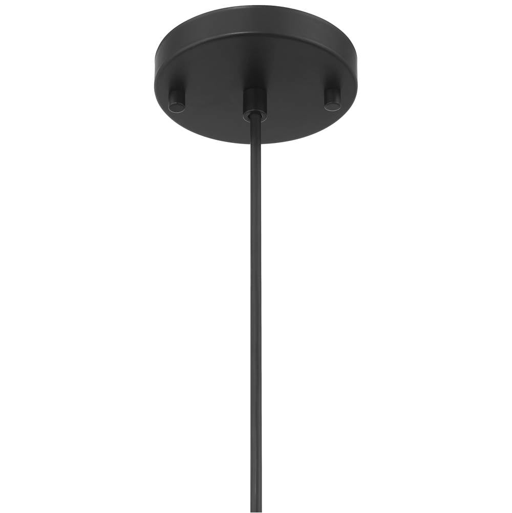 Access Lighting 52006-MBL/CLR Matte Black 1 Light Pendant Image 4
