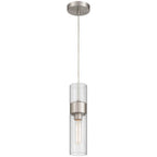 Access Lighting 52009LEDDLP-BS/CLR Brushed Steel 1 Light Led Pendant Image 1