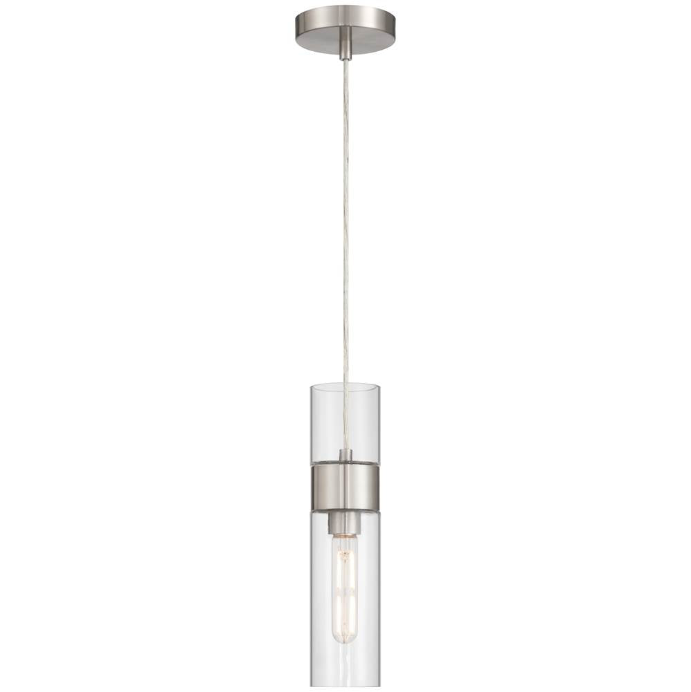 Access Lighting 52009LEDDLP-BS/CLR Brushed Steel 1 Light Led Pendant Image 6