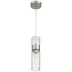 Access Lighting 52009LEDDLP-BS/CLR Brushed Steel 1 Light Led Pendant Image 5