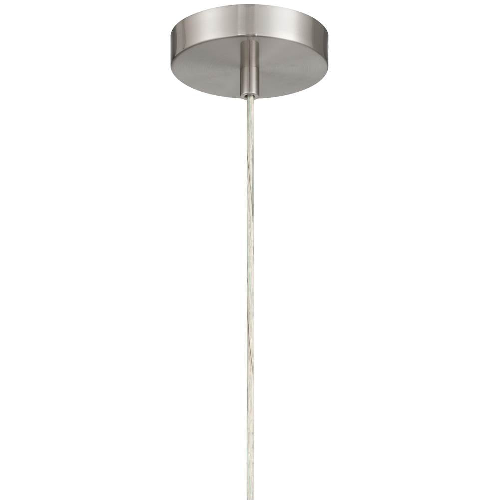 Access Lighting 52009LEDDLP-BS/CLR Brushed Steel 1 Light Led Pendant Image 4
