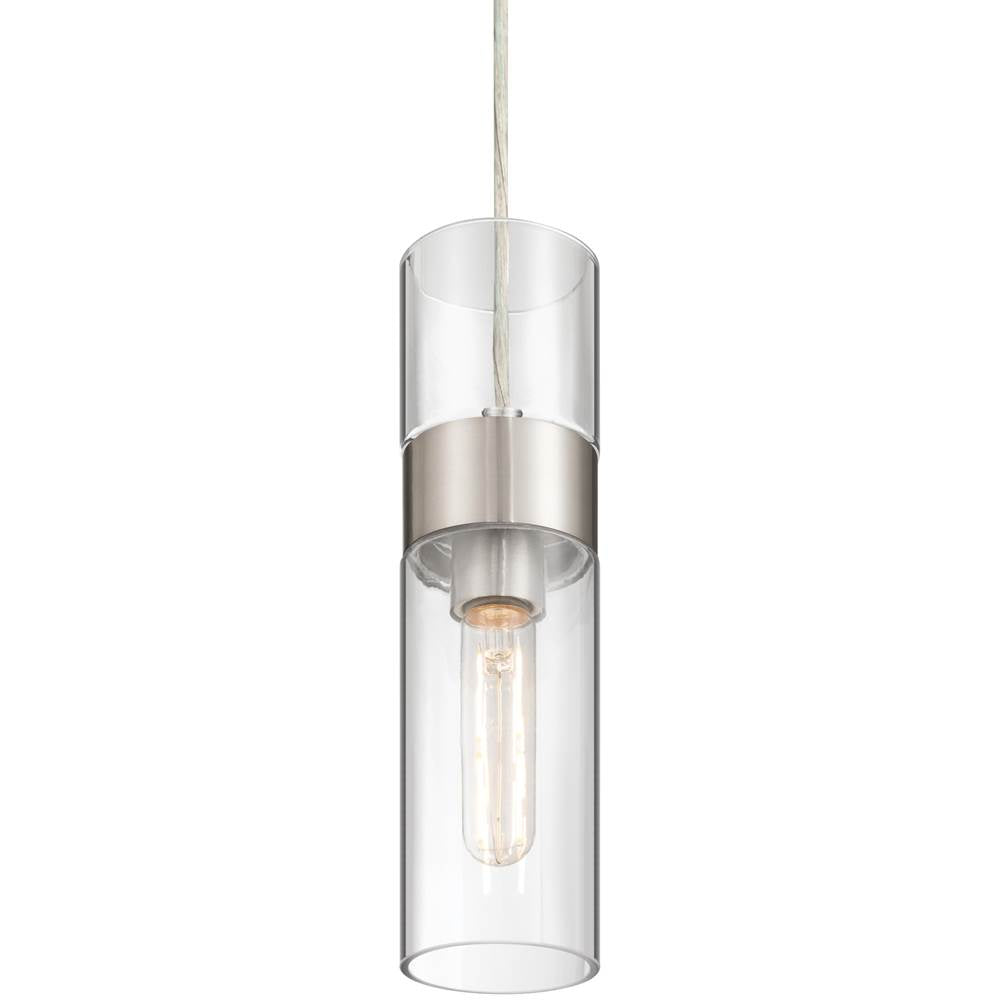 Access Lighting 52009LEDDLP-BS/CLR Brushed Steel 1 Light Led Pendant Image 3