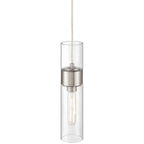 Access Lighting 52009LEDDLP-BS/CLR Brushed Steel 1 Light Led Pendant Image 2