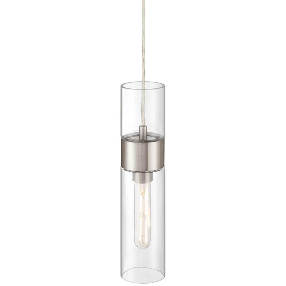 Access Lighting 52009LEDDLP-BS/CLR Brushed Steel 1 Light Led Pendant Image 2
