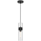 Access Lighting 52009LEDDLP-MBL/CLR Matte Black 1 Light Led Pendant Image 6